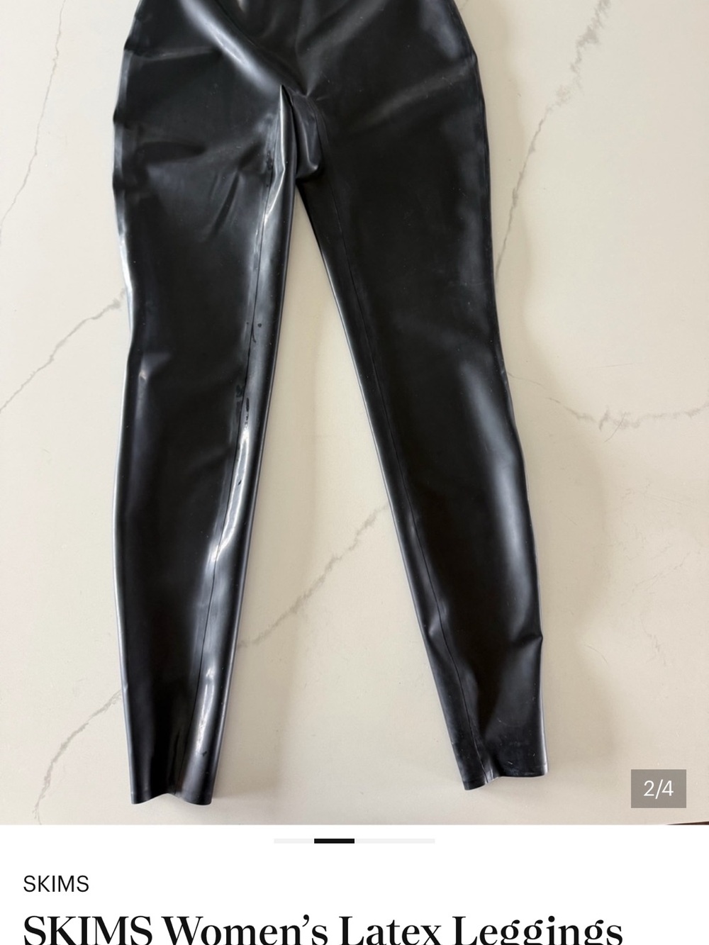 SKIMS Latex Leggings xs
